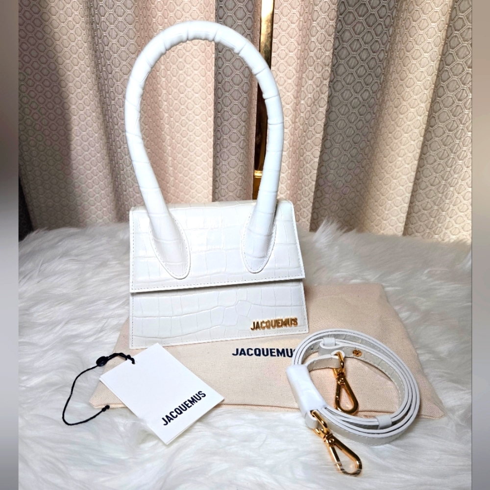 JACQUEMUS Off-White Le Chouchou 'Le Chiquito Moyen' Bag BNWT